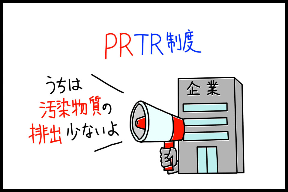 PRTR制度を暗記するためのゴロイラスト